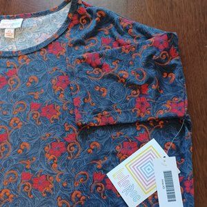 LuLaRoe Women’s Size XS Blouse Top new short sleeve tunic